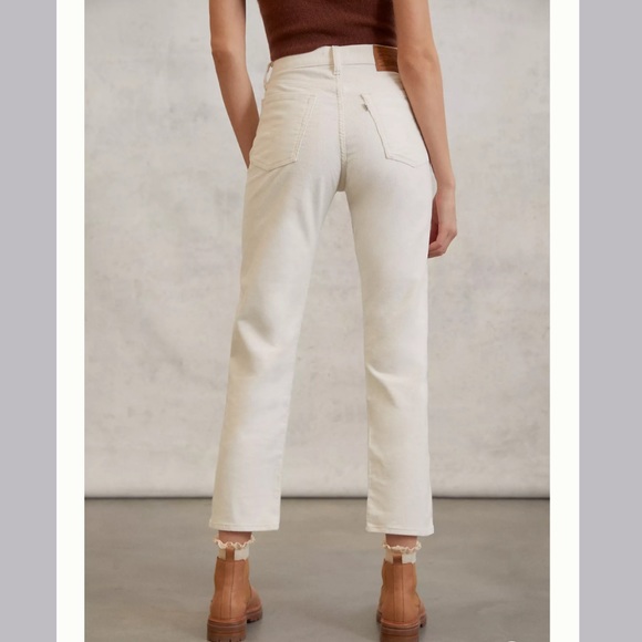 Levi’s wedgie straight high rise jean - tofu white - Picture 3 of 11